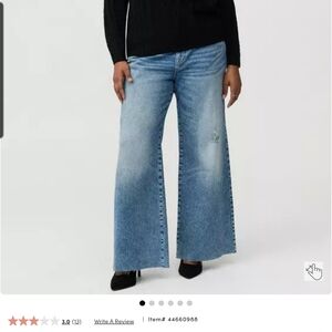 Torrid Medium Blue Wide Leg Jeans